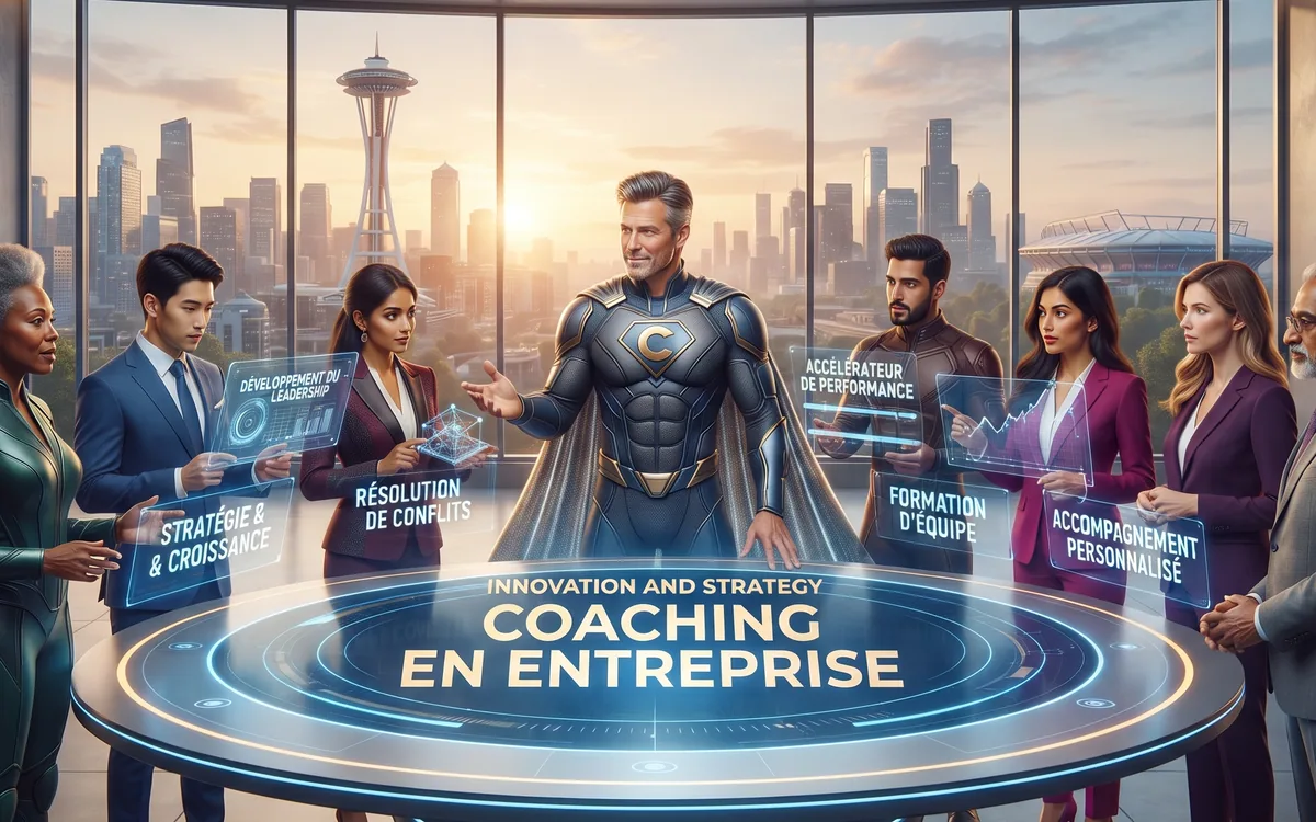 Séance de coaching d'entreprise : développement du leadership et formation d'équipe